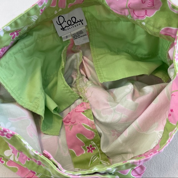 Lilly Pulitzer Floral Elephant Print Crop Pants - Picture 10 of 13